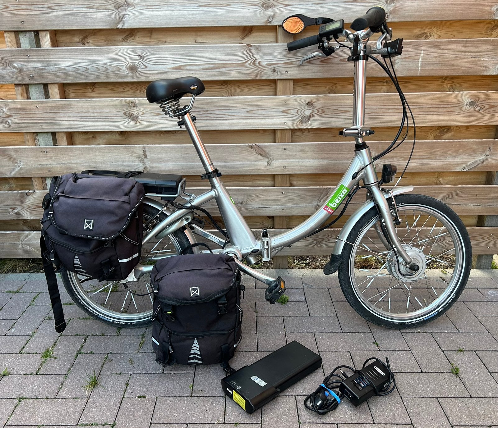 Beixo elektrische vouwfiets 20” | Cardan | 7 versn. | tassen, Overige merken, 20 inch of meer, Gebruikt, Velgrem