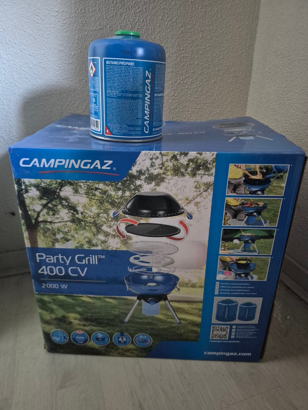 Campingaz Party Grill 400 CV met gasfles, Ophalen, Nieuw