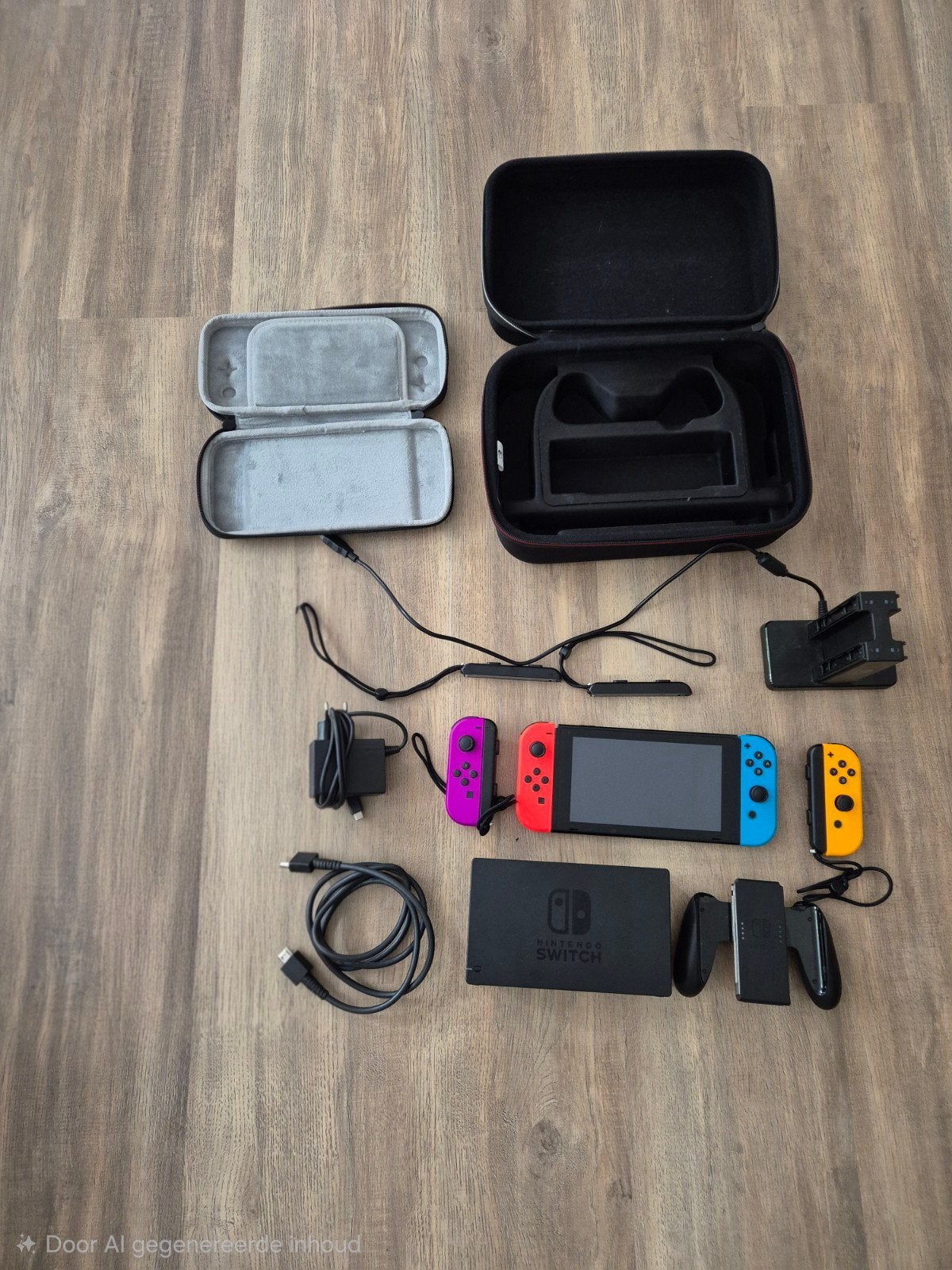 Complete Nintendo Switch bundel, Spelcomputers en Games, Ophalen of Verzenden, Zo goed als nieuw, Met 2 controllers, Switch 2019 Upgrade