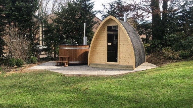 Bastuga. Een unieke buitensauna. Sauna met het mooiste dak!, Niet ingevuld, Niet ingevuld, Ophalen of Verzenden, Niet ingevuld