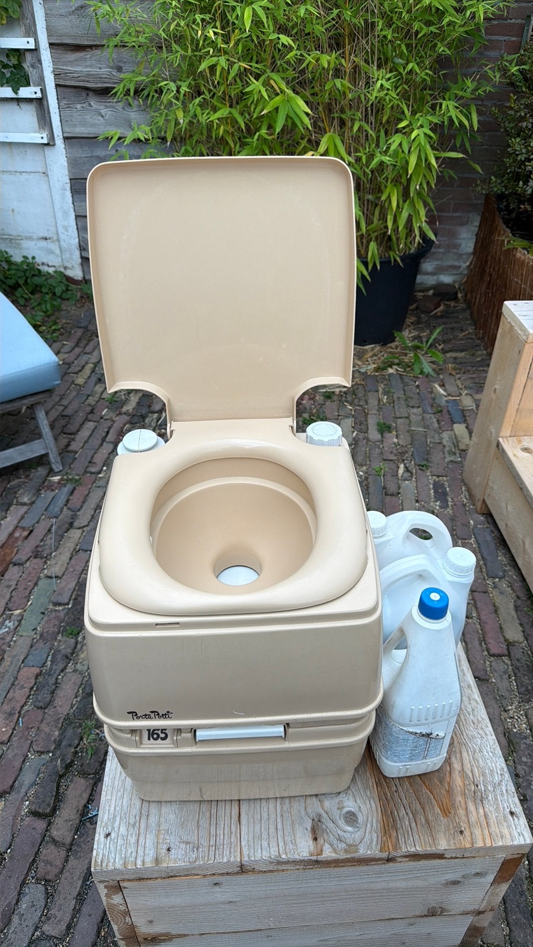 Porta Potti retro camping wc’tje, Ophalen, Gebruikt