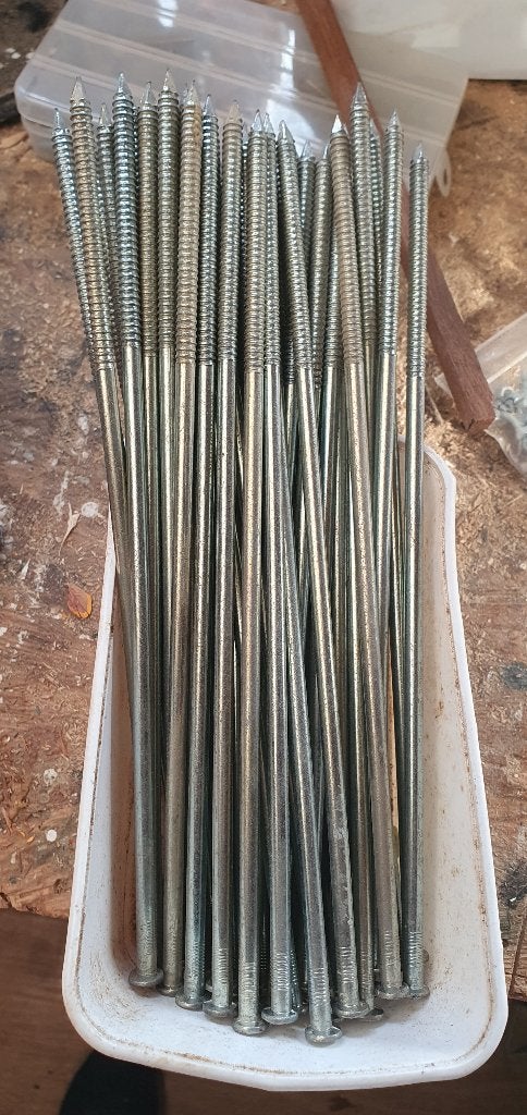 Dakplaat spijkers 260 mm, 50 st tiel, Ophalen of Verzenden, Nieuw