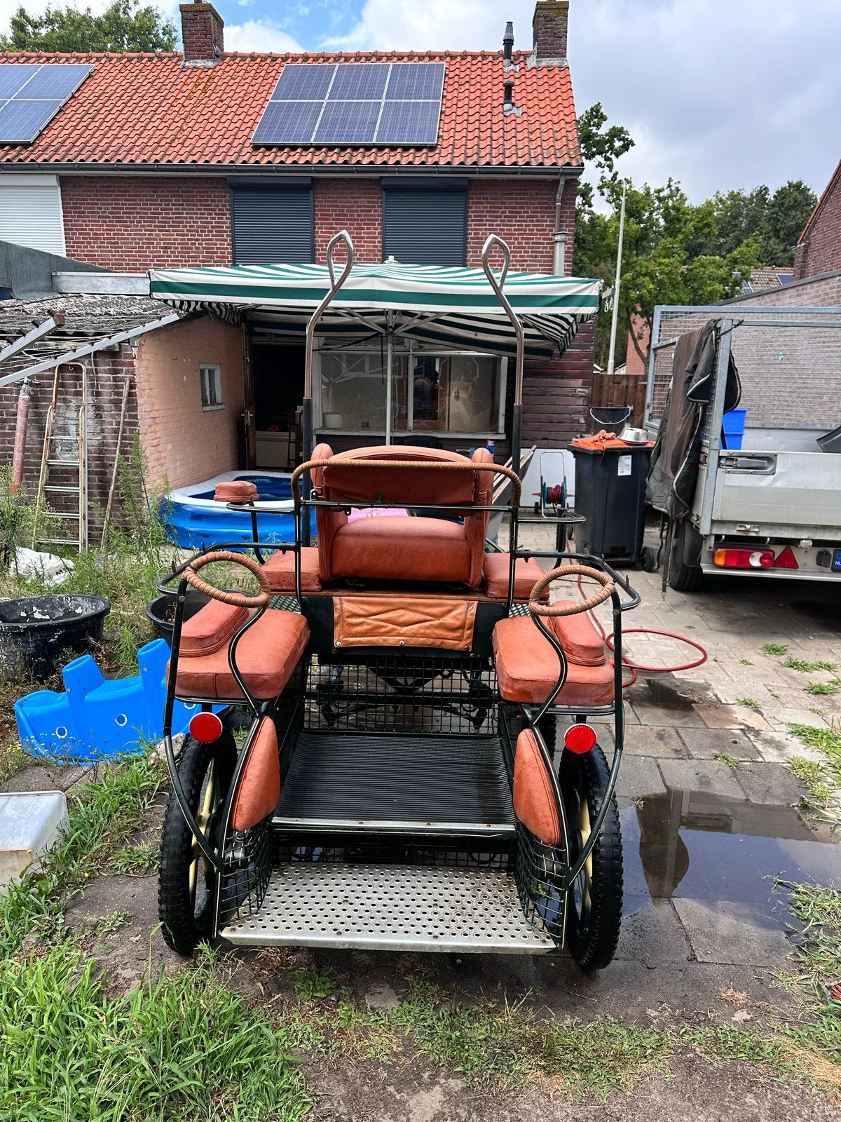 Marathonwagen, Ophalen, Gebruikt