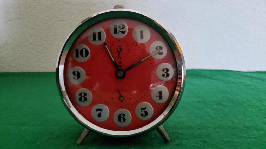 Retro wekker jaren '70, Ophalen of Verzenden
