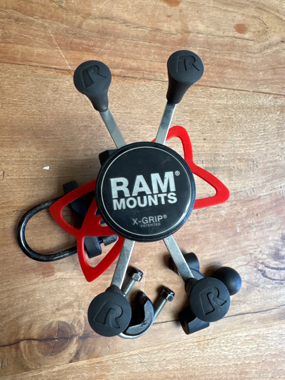 RAM Mounts X-Grip Telefoonhouder met Bevestigingsmateriaal, Ophalen of Verzenden, Gebruikt, Motor