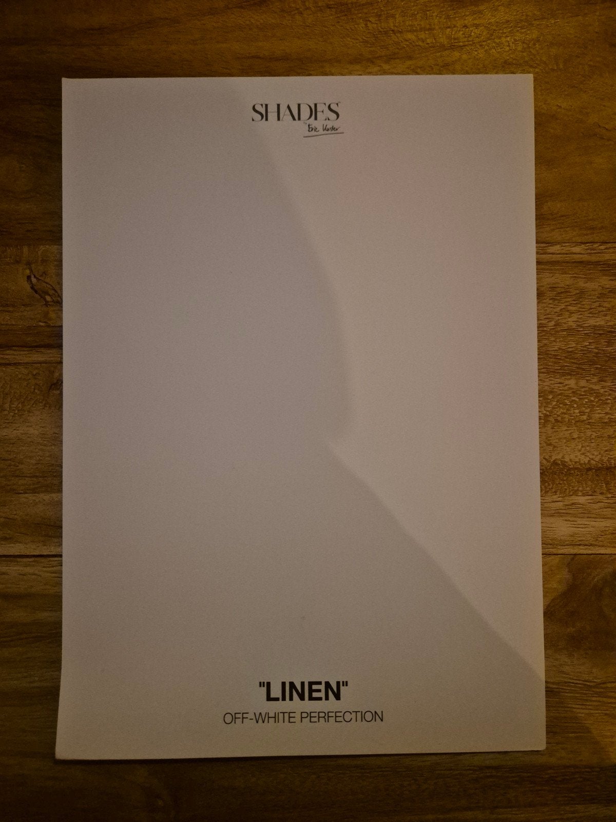 Shades by Eric Kuster - Kleurenwaaier "Linen", Wit, Nieuw, Ophalen of Verzenden, Verf