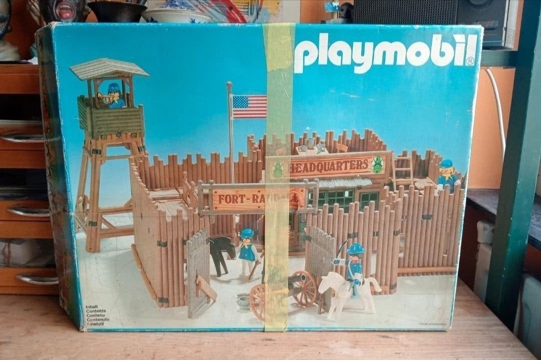 Playmobil headquarters ford randall 3419 (ALLEEN) doos, Ophalen of Verzenden, Gebruikt