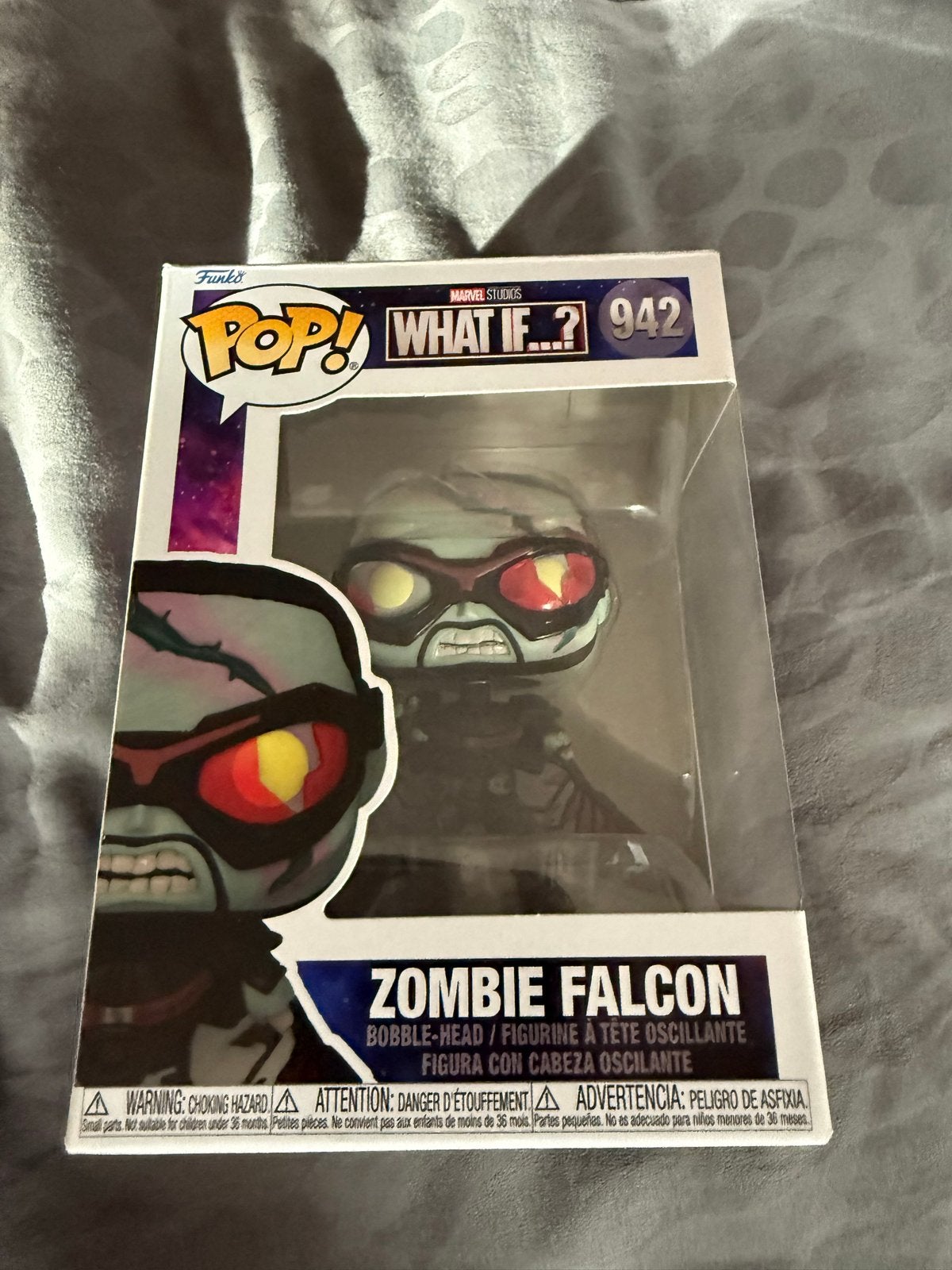 Funko Pop! Marvel What If...? Zombie Falcon #942, Ophalen of Verzenden, Zo goed als nieuw