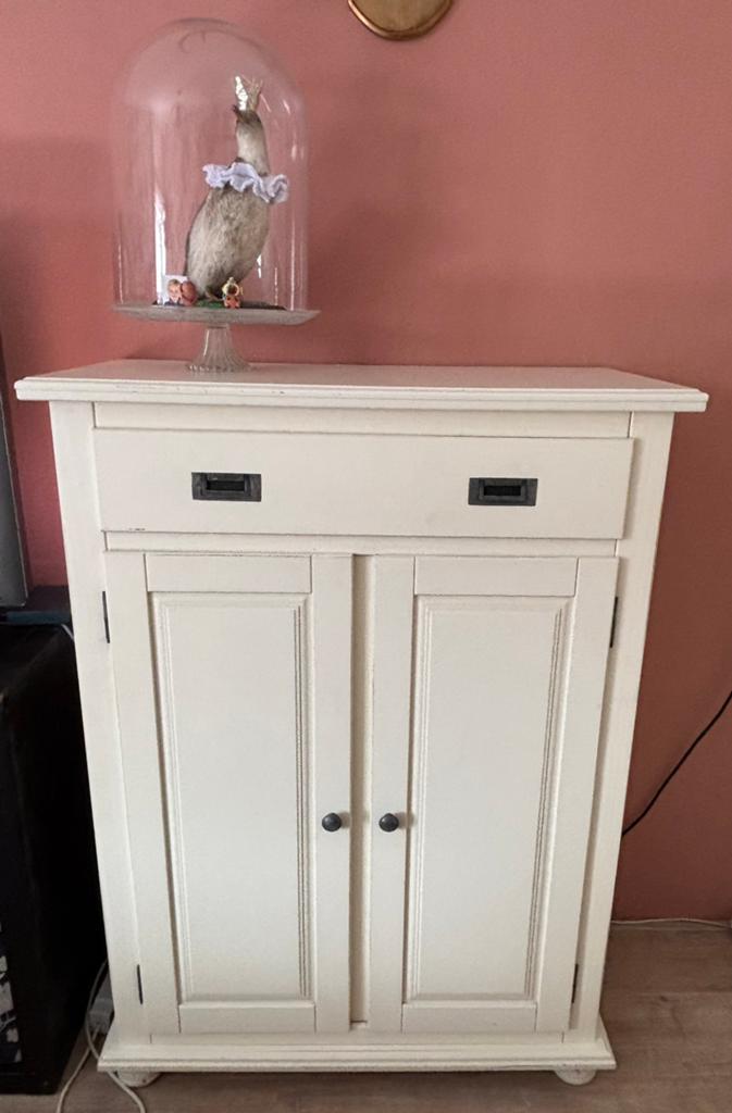 Brocante kast, Ophalen, Gebruikt, 100 tot 150 cm, 50 tot 100 cm