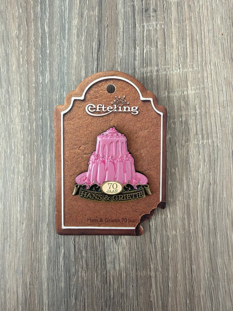 Efteling 70 jaar Hans en grietje pin, Ophalen of Verzenden, Nieuw, Overige onderwerpen, Speldje of Pin