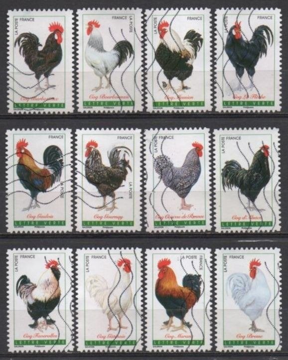 # FRANKRIJK 2016-03, Postzegels en Munten, Verzenden, Gestempeld