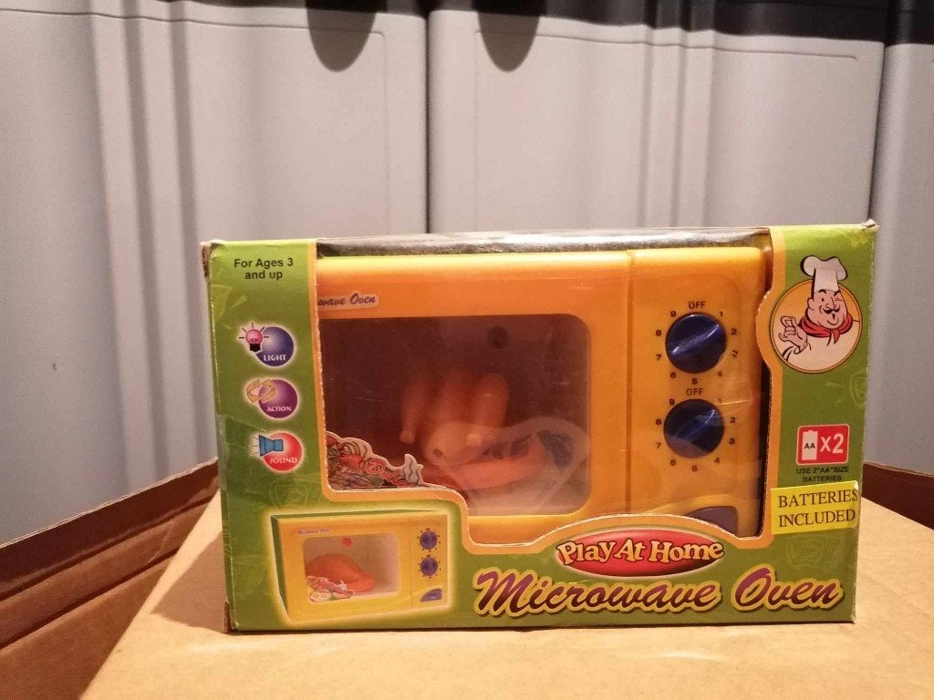 Speelgoed microoven, Ophalen, Gebruikt, Minder dan 45 cm, Draaiplateau