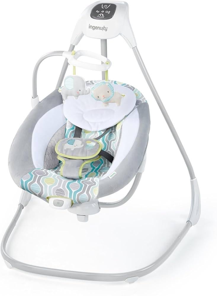 Ingenuity SimpleComfort Babyschommel, Kinderen en Baby's, Kinderstoelen, Ophalen, Gebruikt, Hangstoel, Gordel(s)