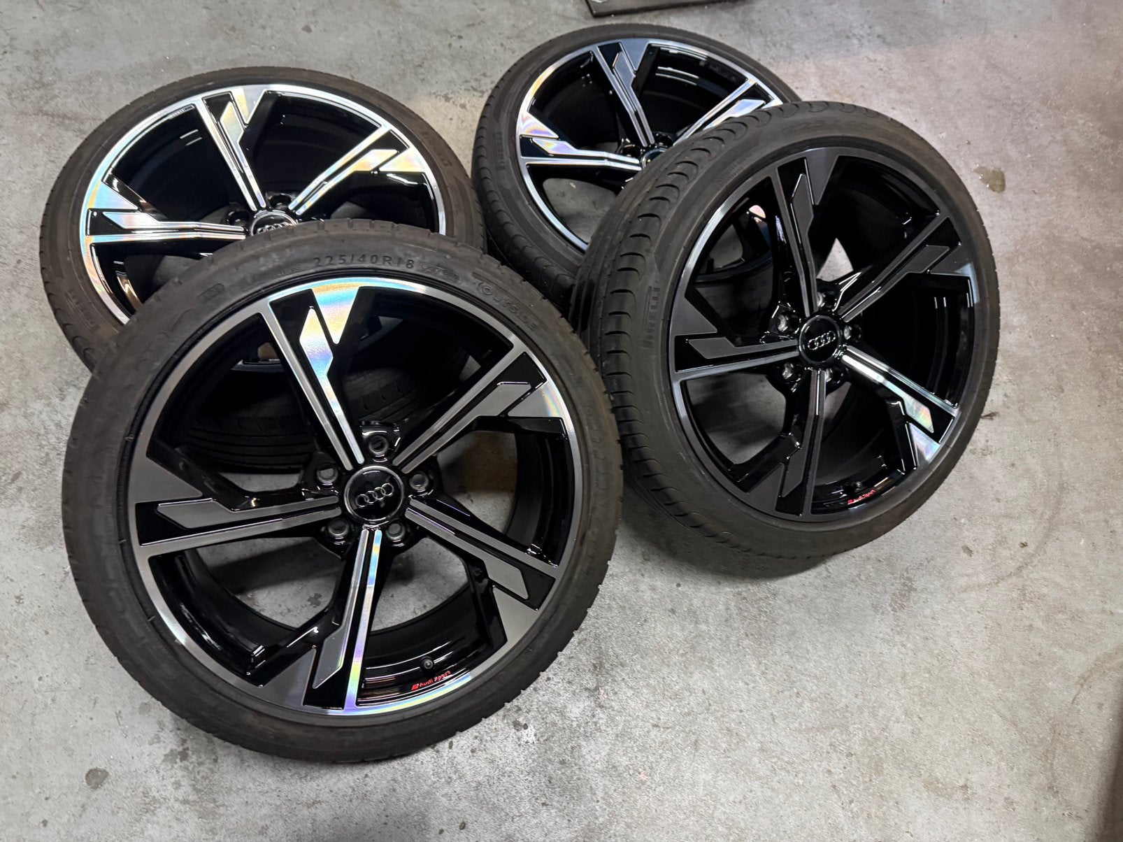 ✅ 18 Inch 5x112 Audi Sport Velgen A3 A4 A5 A6 S3 S4 S6 RS TT, Auto-onderdelen, Banden en Velgen, 18 inch, Gebruikt, Banden en Velgen