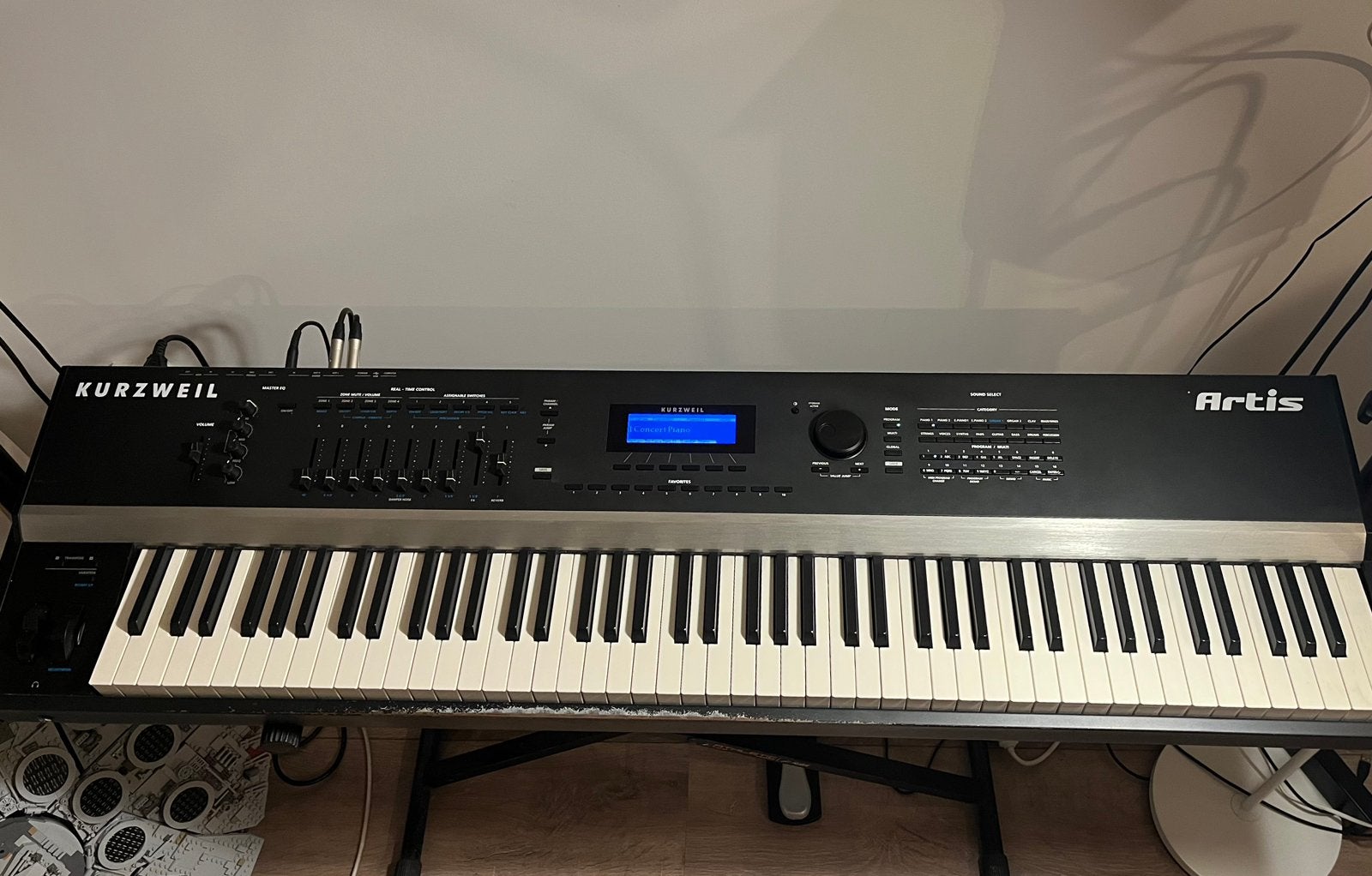Kurzweil Artis 88, Ophalen, Gebruikt, 88 toetsen, Overige merken