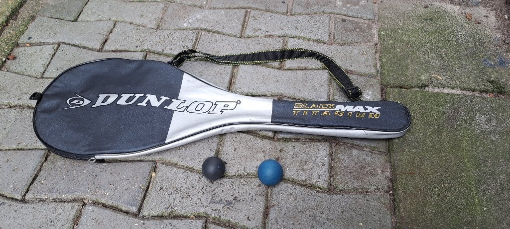 te koop dikke tennis rekker tas dunlop blackmax 70 x 24 cm, Overige typen, Nieuw, Ophalen of Verzenden, L2