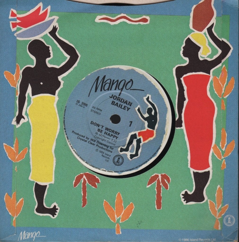Jordan Bailey  – Don't Worry Be Happy 7inch single, Cd's en Dvd's, Vinyl Singles, 7 inch, Ophalen of Verzenden, Zo goed als nieuw