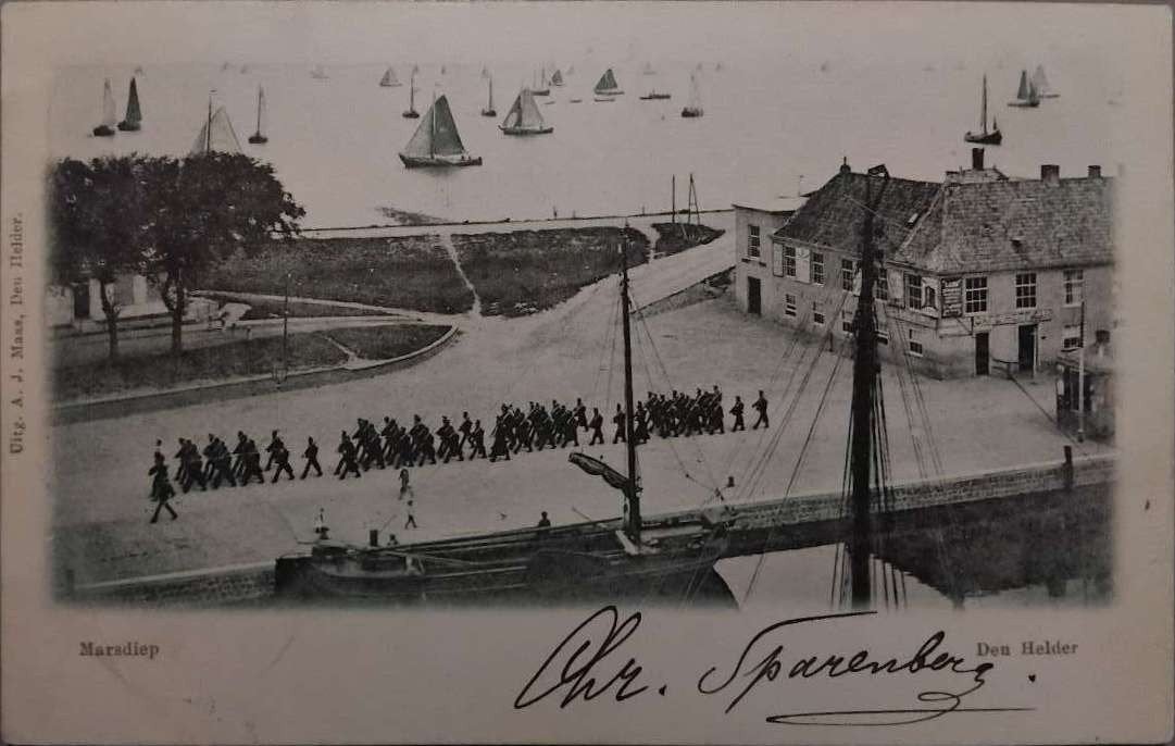 Den Helder (Noord-Holland) - Gelopen 1900, Ophalen of Verzenden, Voor 1920, Gelopen, Noord-Holland