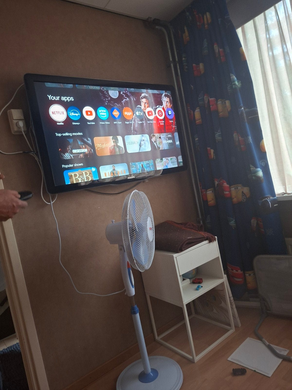 Philips 46 inch TV met muurbeugel en optionele Chromecast, Ophalen of Verzenden