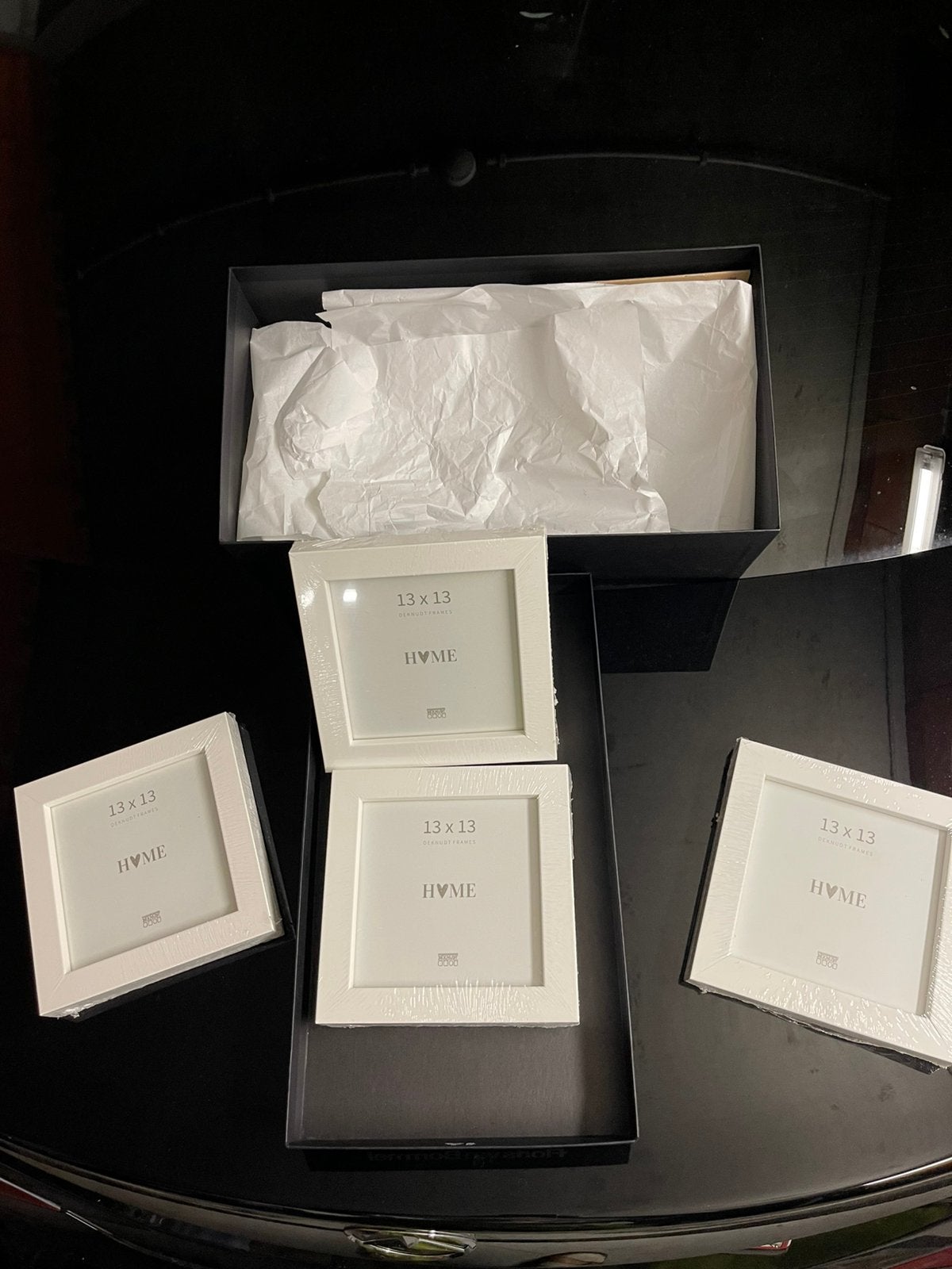 4 nieuwe witte fotolijsten van het Belgische kwaliteitsmerk, Ophalen of Verzenden, Zo goed als nieuw