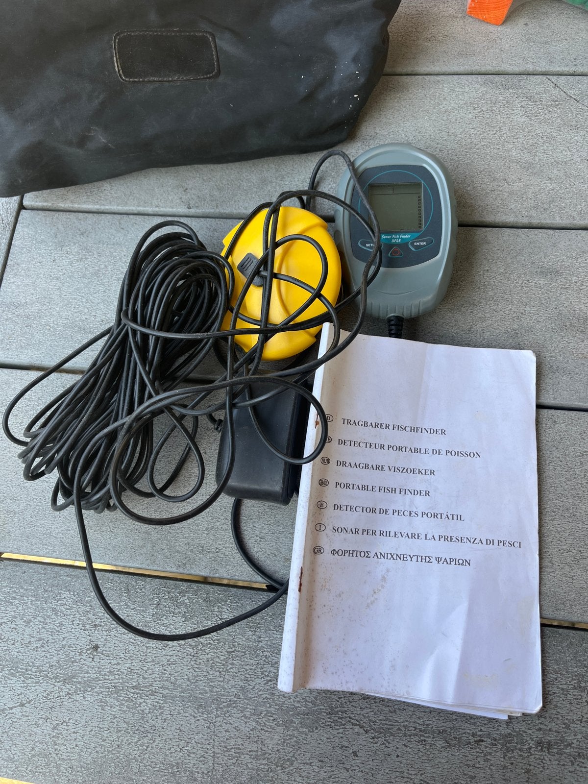 Draagbare Visvinder / Fish Finder met Handleiding, Watersport en Boten, Ophalen, Gebruikt, Overige typen