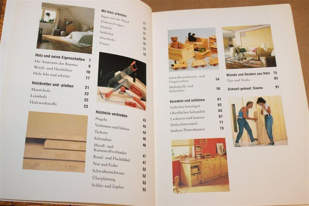 Heimwerken mit Holz — Houtsoorten, Bewerking, Wanden & Sauna, Ophalen of Verzenden, Gelezen