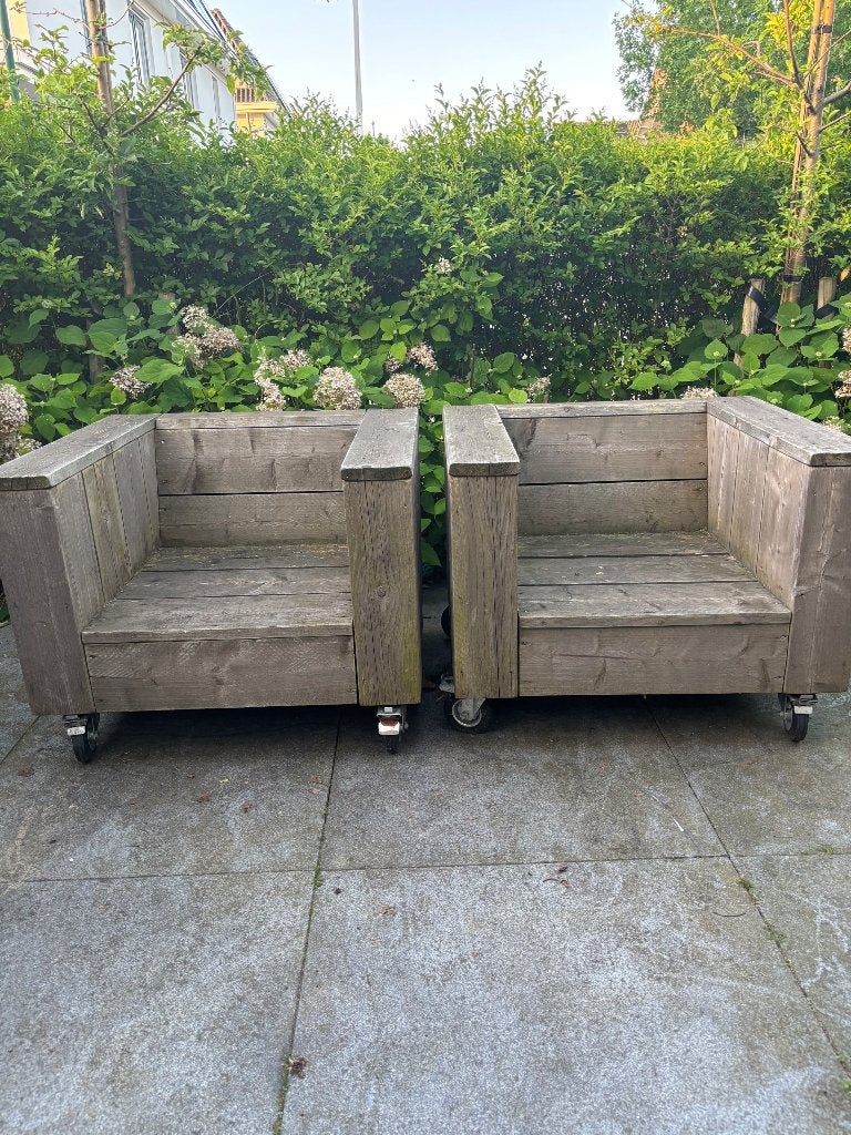 Steigerhouten  XXL Stoelen Dutch Wood, Ophalen, Gebruikt, Hout