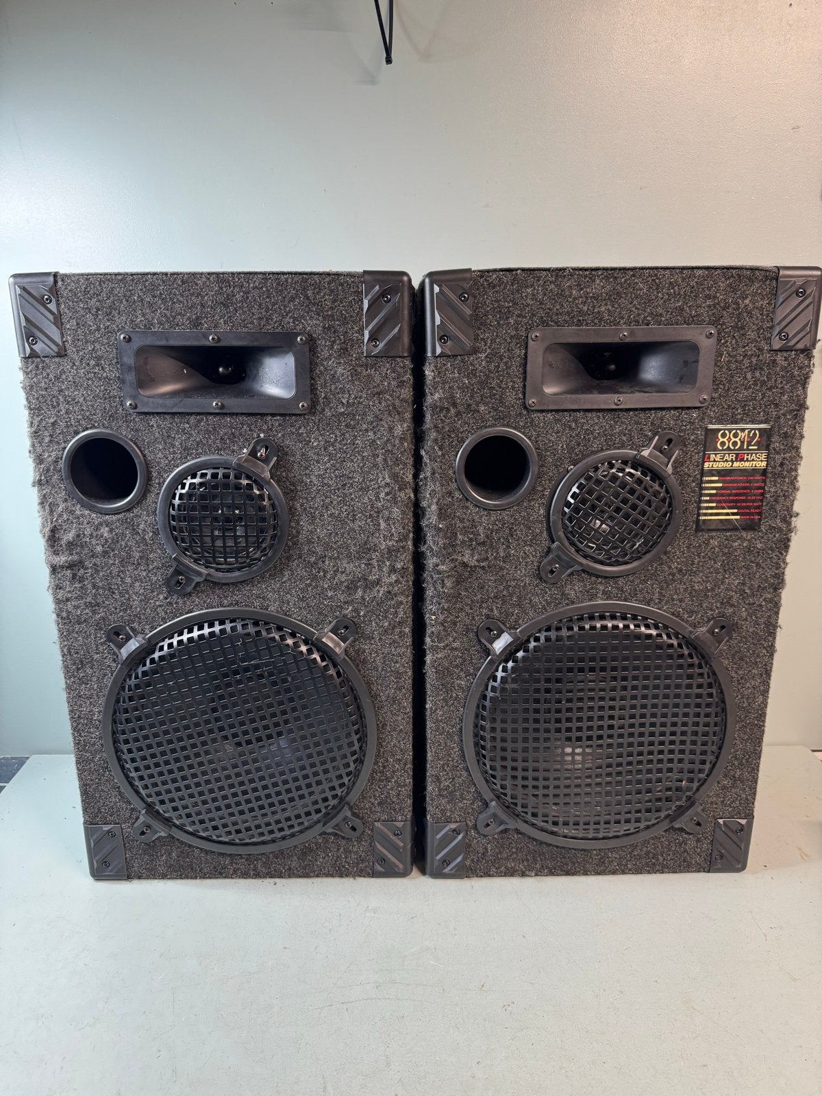 Linear Phase Studio Monitor 8812 passieve driewegluidspreker, Audio, Tv en Foto, Luidsprekers, Overige merken, ?, ?, ?