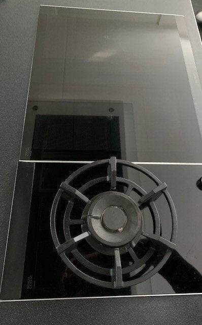 Siemens flex inductie kookplaat, keramisch met wok brander, Ophalen, Keramisch, Zo goed als nieuw, Inbouw