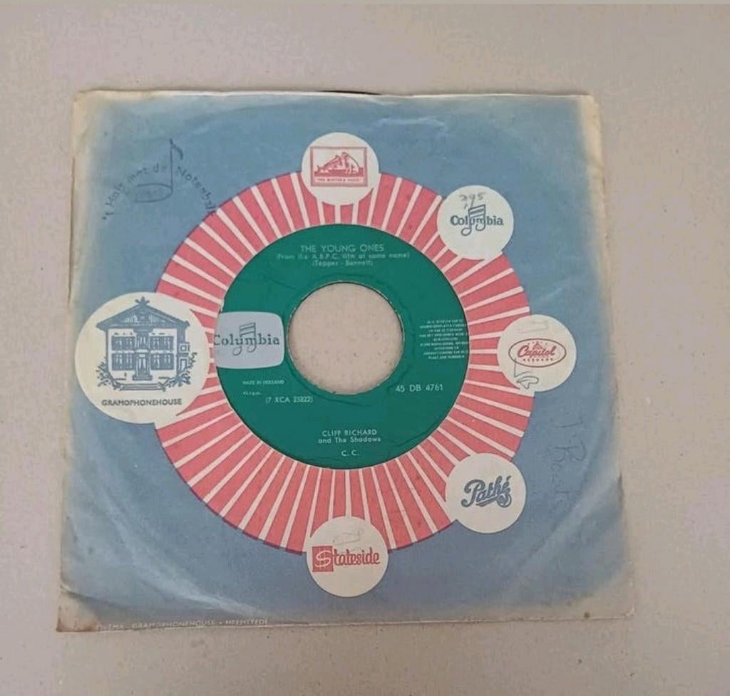 Cliff Richard  - Gereserveerd, Cd's en Dvd's, Vinyl Singles, Gebruikt, Beschermende buitenhoes, Single, Voor 1960, Pop, 7 inch