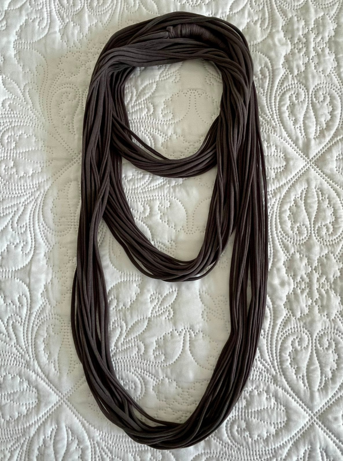 Prachtige nieuwe grijsbruine ketting Cora Kemperman, Ophalen of Verzenden, Nieuw