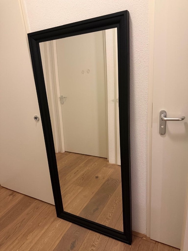 IKEA TOFTBYN mirror – black, 75x165 cm, Ophalen, Minder dan 50 cm, Nieuw, Minder dan 100 cm