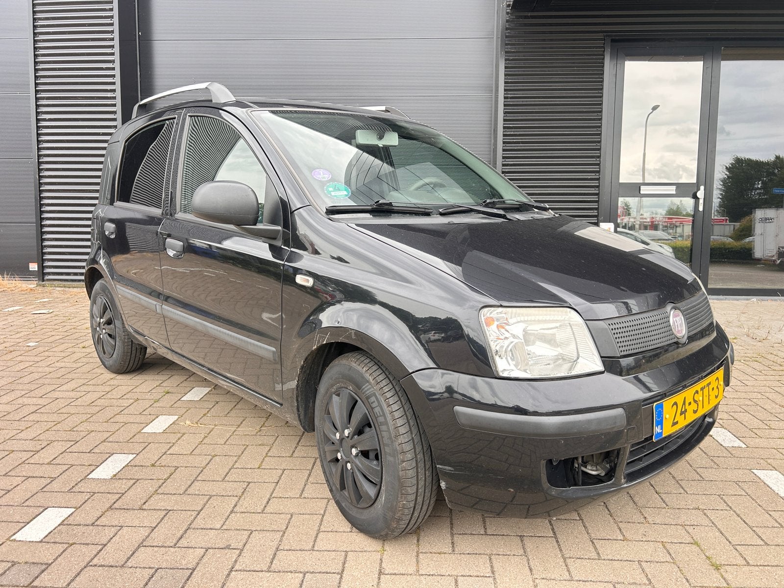 Fiat Panda 1.2 - Airco - nieuwe APK, Auto's, Fiat, Zwart, Origineel Nederlands, Handgeschakeld, Particulier