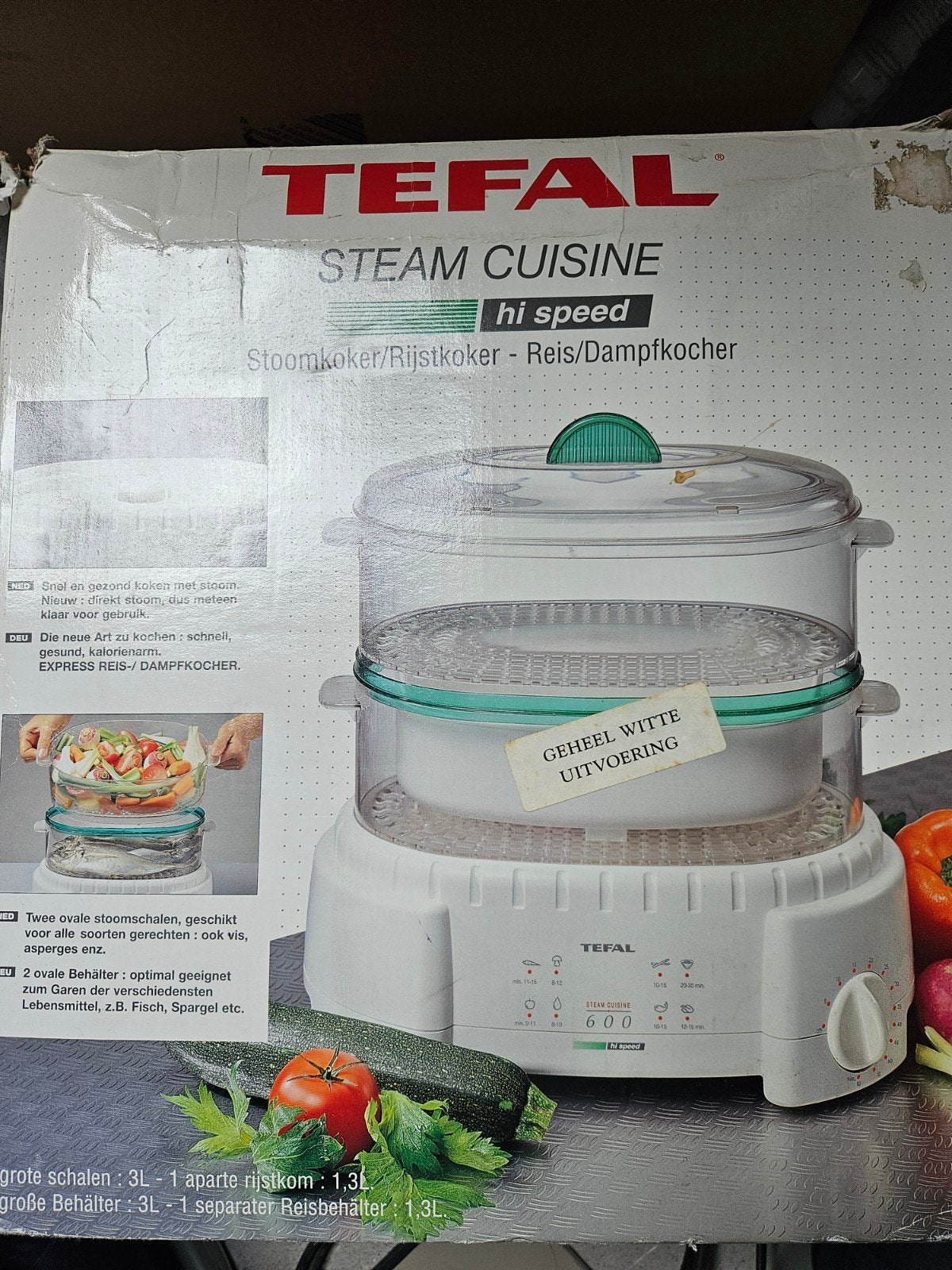 Tefal steam cuisine, Ophalen, Nieuw