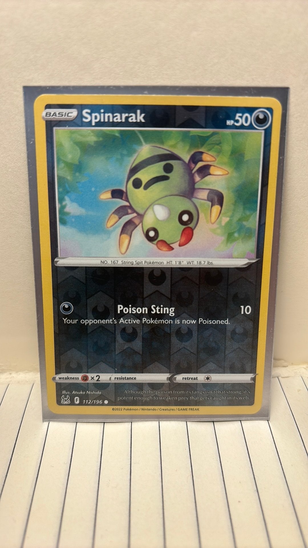 Spinarak 112/196 lost origin reverse holo pokemon kaart, Verzenden, Nieuw, Boosterbox