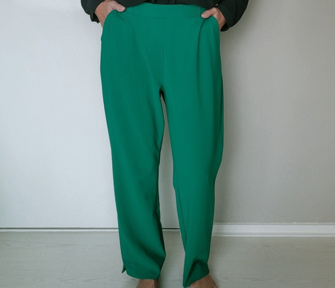 Studio Anneloes Anne Bonded broek XXL Dark green Petrol, Studio Anneloes, Verzenden, Maat 46/48 (XL) of groter, Zo goed als nieuw