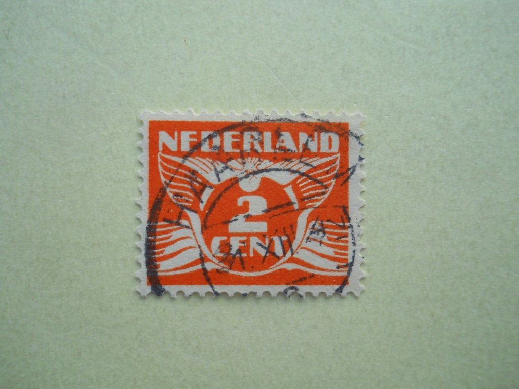 Nederland 1924/25 Vliegende duif gest. Haarlem Roermond Velp, Postzegels en Munten, Postzegels | Nederland, Ophalen of Verzenden