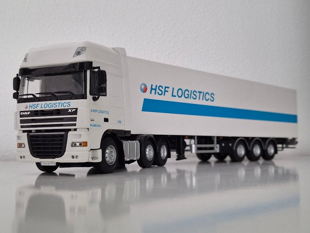DAF XF 105 SSC 6x2 HSF logistics WSI 1/50 Nieuw in doos, Ophalen of Verzenden, Nieuw, Bus of Vrachtwagen, Wsi