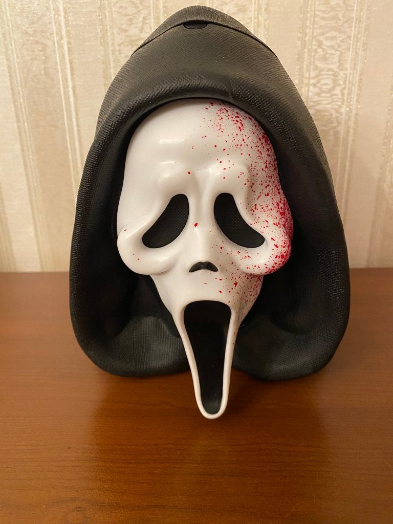 Ghostface Bloody Mask Popcorn Bucket - Scream 7 - 2026, Ophalen of Verzenden, Zo goed als nieuw, Film, Actiefiguur of Pop