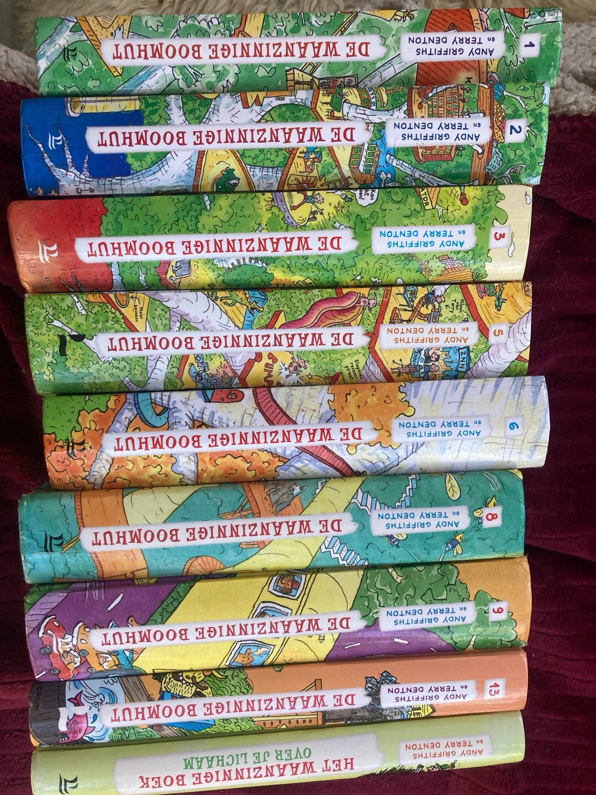 Collectie De Waanzinnige Boomhut boeken (9 stuks), Ophalen, Gelezen, Fictie algemeen