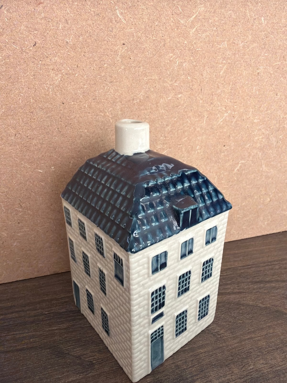 KLM huisje 55 - BOLS - Delfts blauw miniatuur grachtenpand, Ophalen of Verzenden