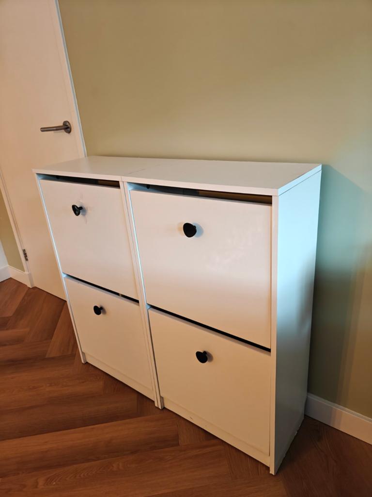 IKEA BISSA Dubbele schoenenkast, Huis en Inrichting, Kasten | Schoenenkasten, Gebruikt, Ophalen