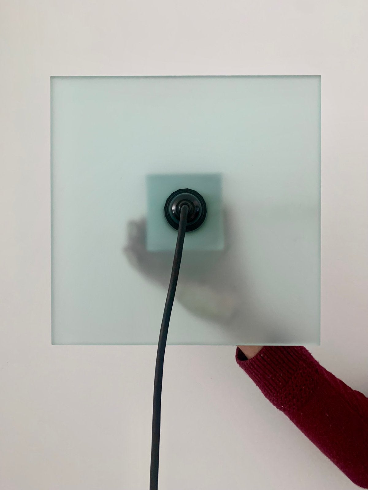 Aparte wandlamp VERSO van Belux, Ophalen of Verzenden, Gebruikt, Glas, Wandlamp