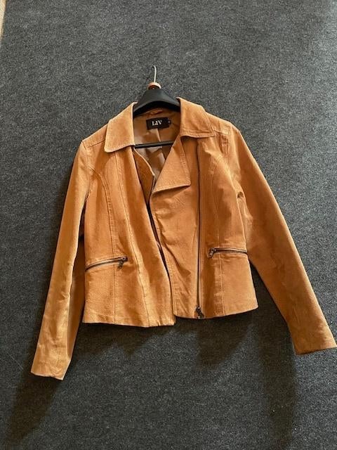 suede damesjack, Ophalen of Verzenden, Zo goed als nieuw, Maat 46/48 (XL) of groter, Overige kleuren