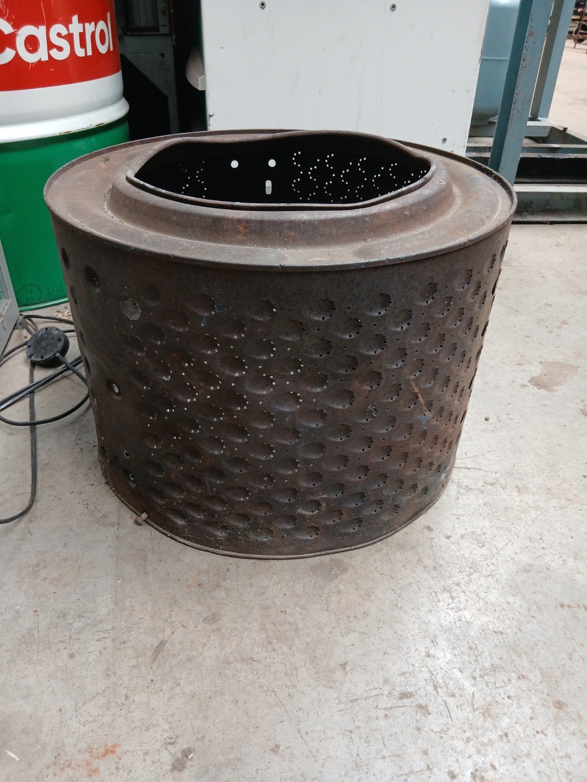Robuuste Vuurton / Vuurkorf - Ø 50 cm, 35 cm hoog, Tuin en Terras, Ophalen, Gebruikt, Onbekend, Onbekend@voorbeeld.nl