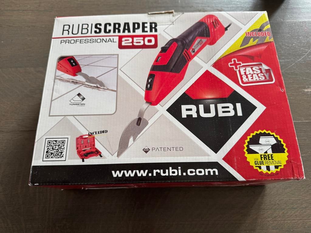 Rubi scraper 250 elektrische voegenkrabber, Ophalen of Verzenden, Gebruikt