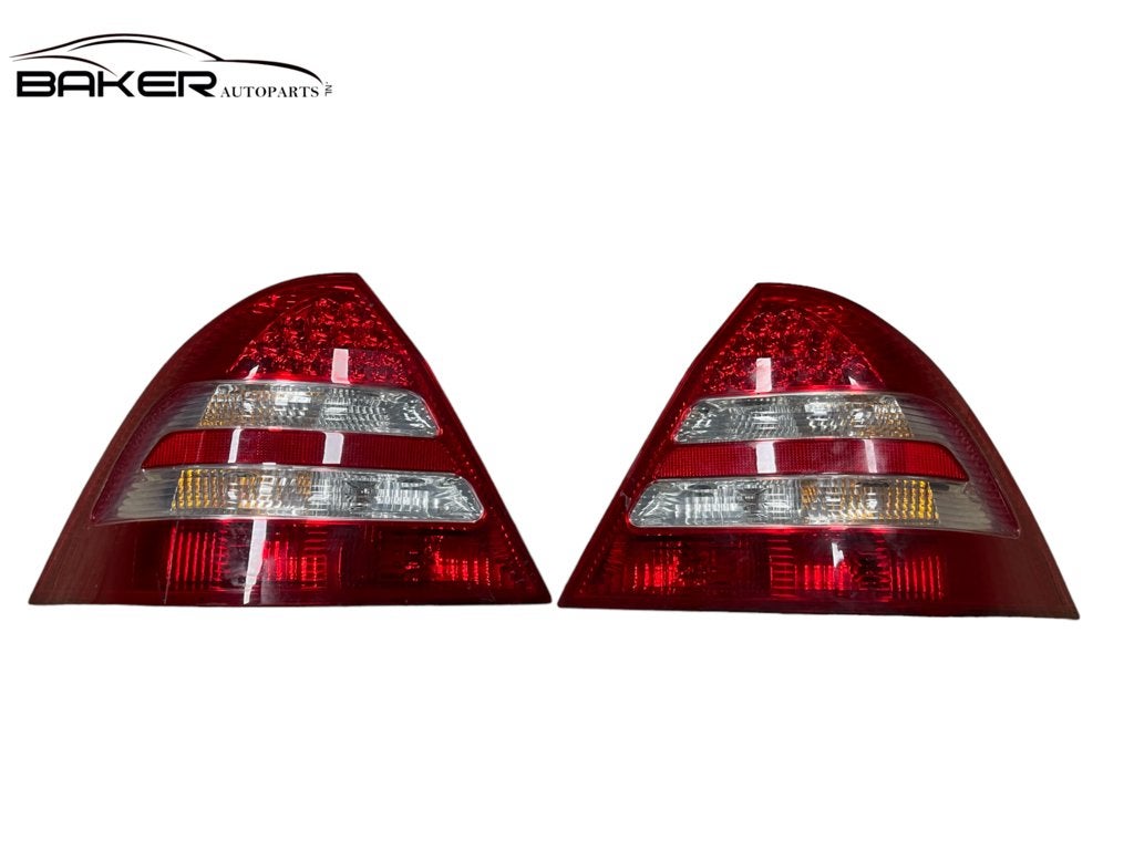 Achterlichten set Mercedes C-klasse W203 ('00-'07) Depo!, Gebruikt, Mercedes-Benz, Ophalen of Verzenden, Mercedes-Benz