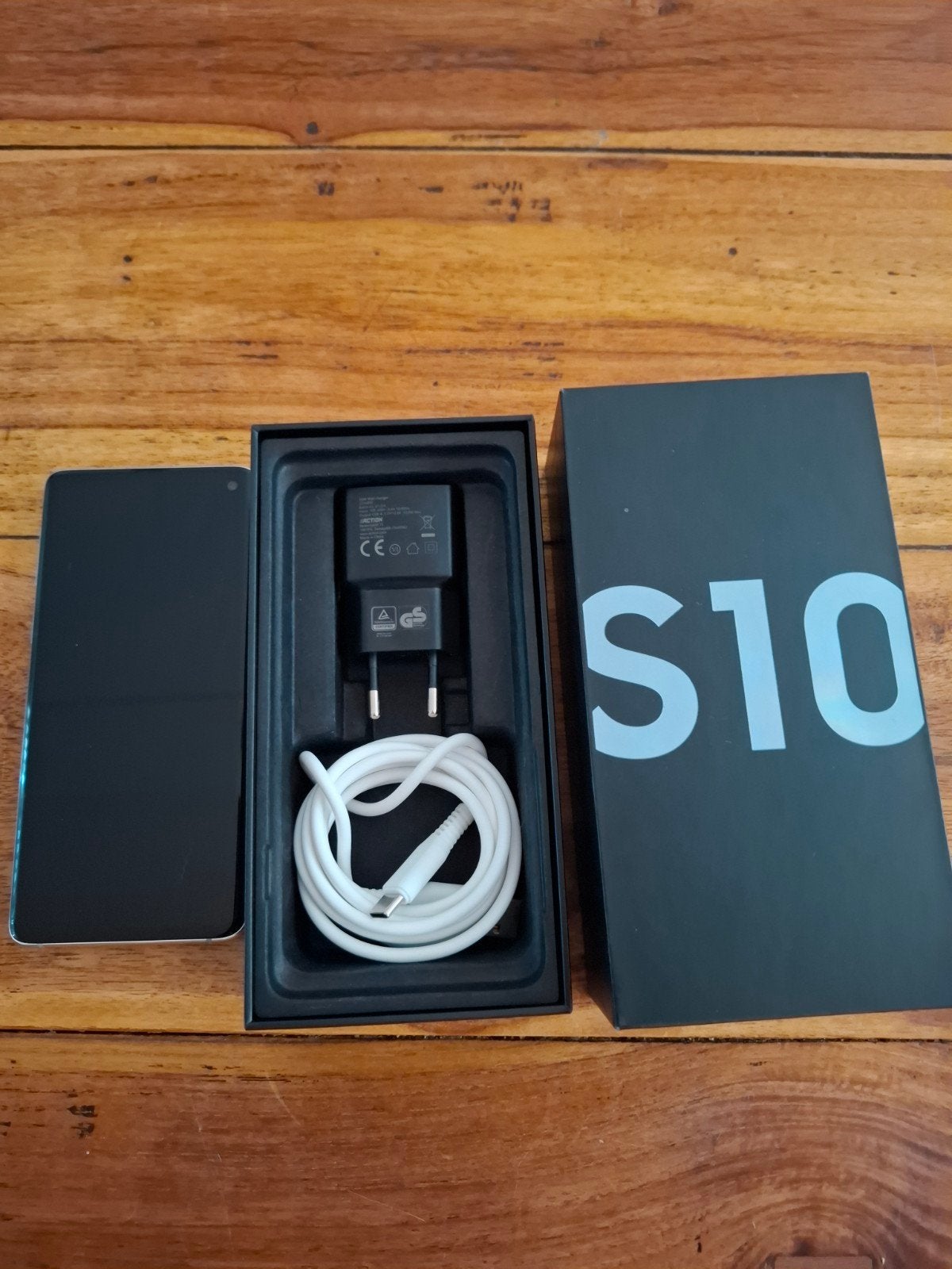 Samsung Galaxy S10 Prism White met android 16 EvolutionX - A, Ophalen, Wit, Touchscreen, Zo goed als nieuw