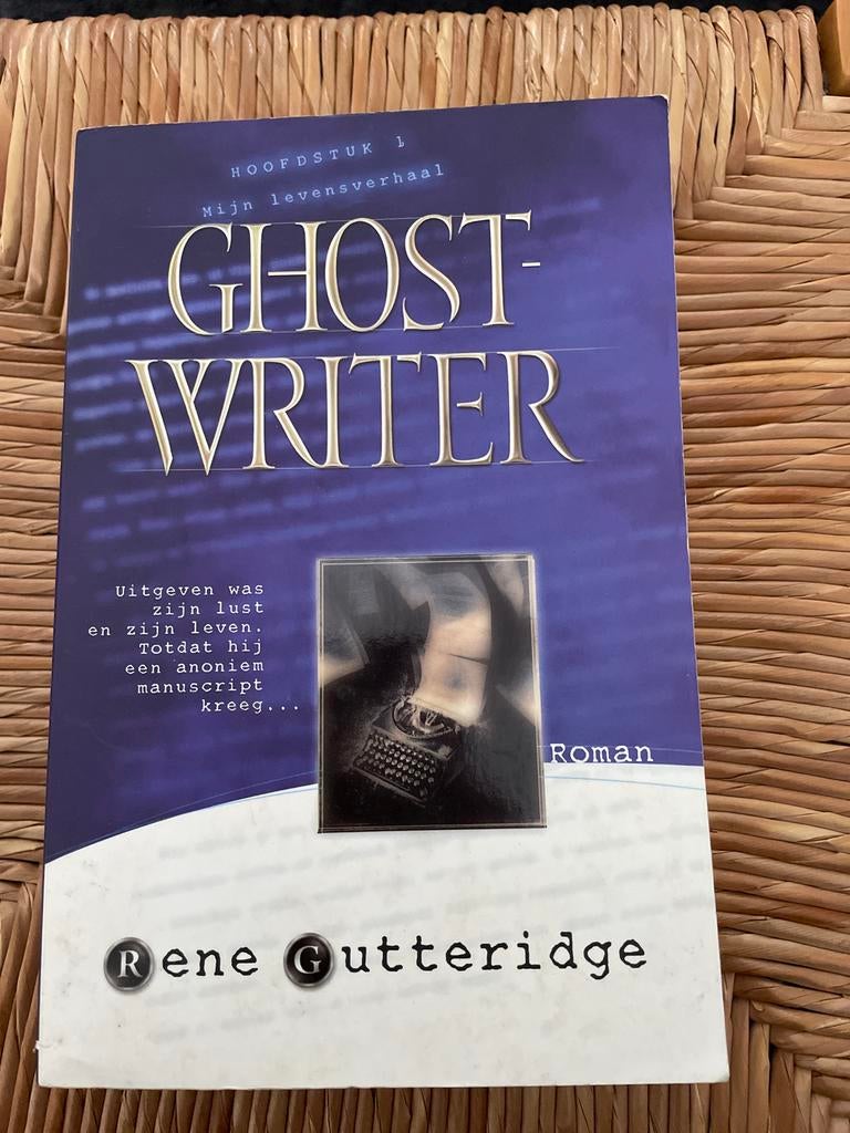 Ghostwriter - Rene Gutteridge (Roman), Ophalen of Verzenden, Gelezen, Amerika
