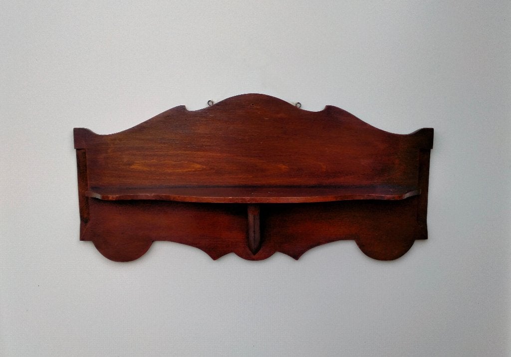 Antiek Jugendstil Houten plank / Wandplank - 52CM, Ophalen of Verzenden, Zo goed als nieuw